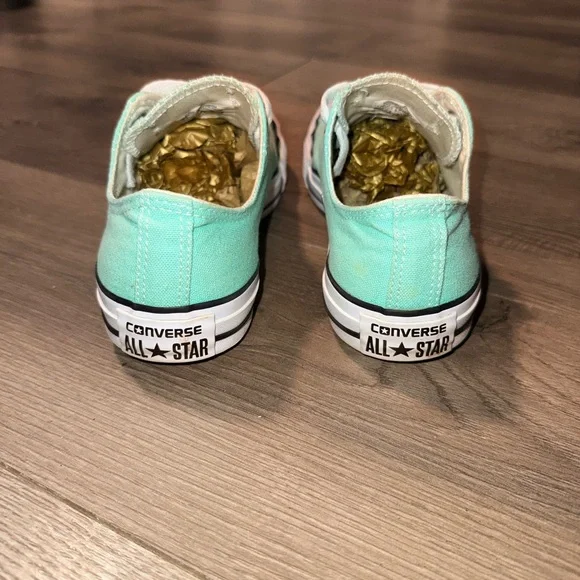 Converse All Star Turquoise Low Top Sneakers - Picture 3 of 6